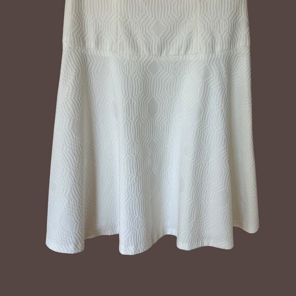 Phoebe Couture Ivory Drop Waist Dress Size 6 Flapper Inspired Gatsby - Picture 3 of 7